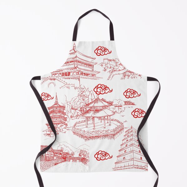 Item preview, red Willow Ancient Ming China designed and sold by selfesteeem.