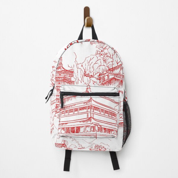 Item preview, red Willow Ancient Ming China designed and sold by selfesteeem.