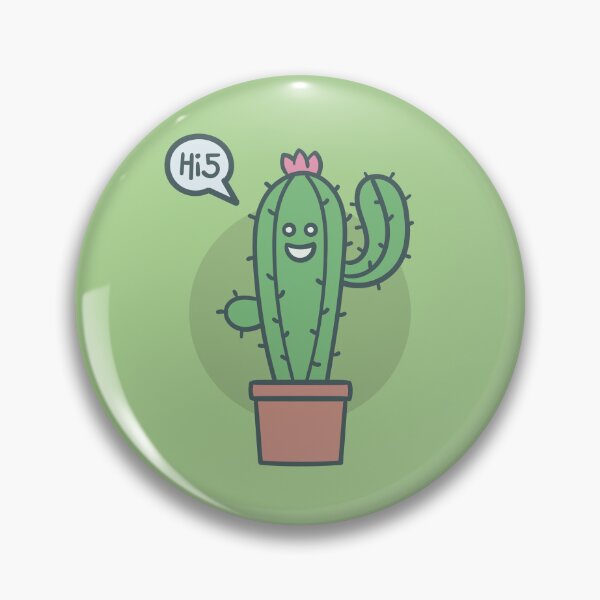 Item preview, Cute Cactus hi5 high five designed and sold by MrBoneDesign.