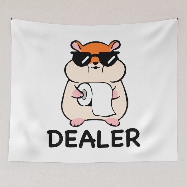 Item preview, Funny Hamster Dealer Toilet Paper designed and sold by FerrenSmall.