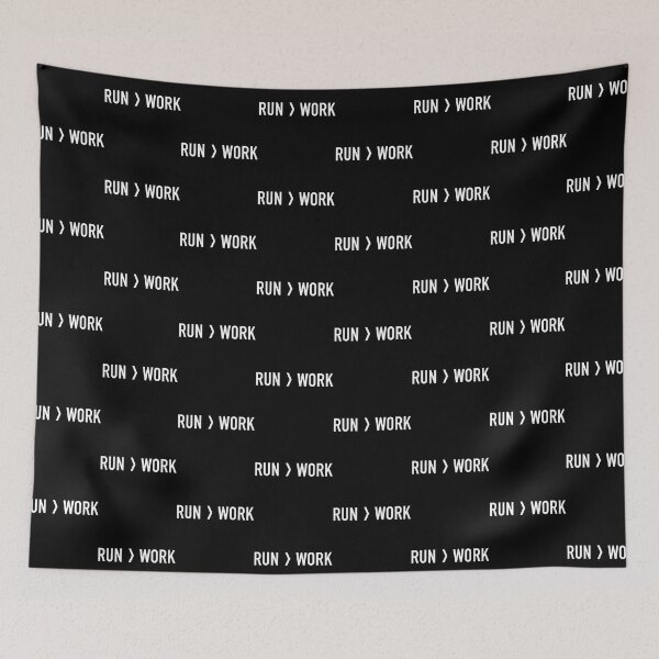 Item preview, Run > Work Less Funny Trails Running Marathon designed and sold by BOBSMITHHHHH.