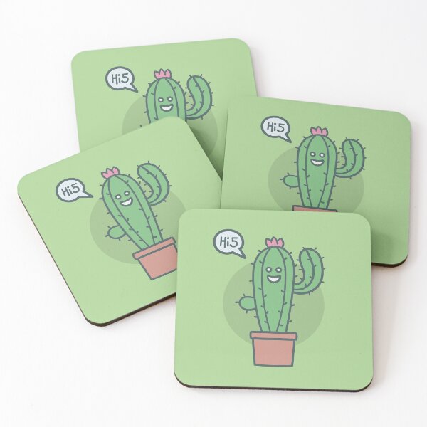 Item preview, Cute Cactus hi5 high five designed and sold by MrBoneDesign.