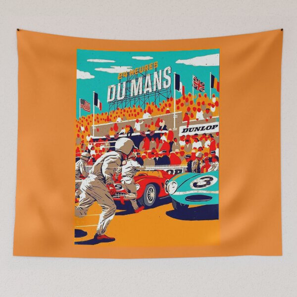 Item preview, DU MANS: Grand Prix Vintage Auto Advertising Print designed and sold by posterbobs.