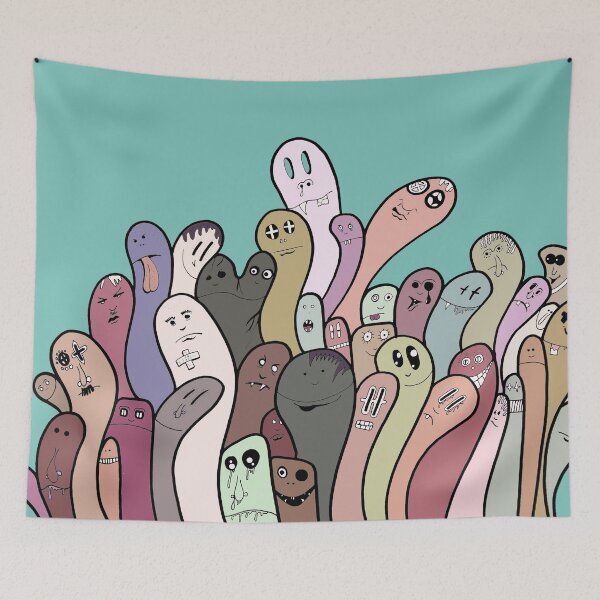 Item preview, Mooniez - Street Art Characters "2" - Funny character design illustrations. designed and sold by Boogosh.