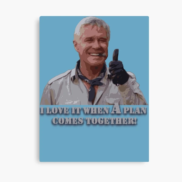 T-shirt Regalo Hannibal Ich Love Es When Plan Funziona A-Team - Foto 5