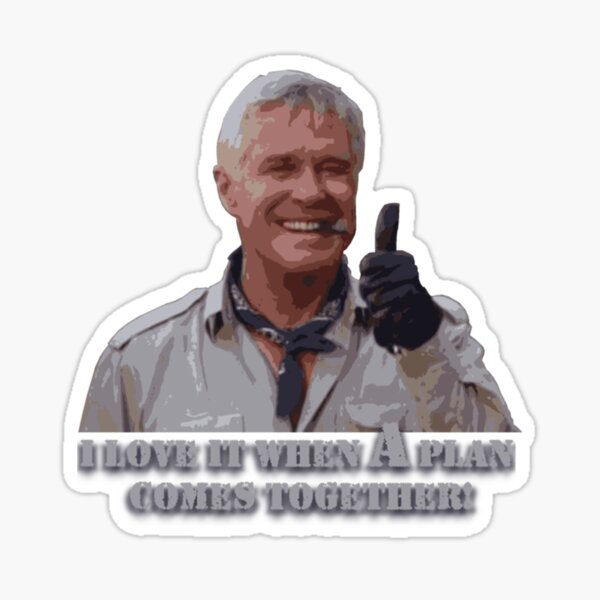 Sticker « L'équipe A! Hannibal Smith