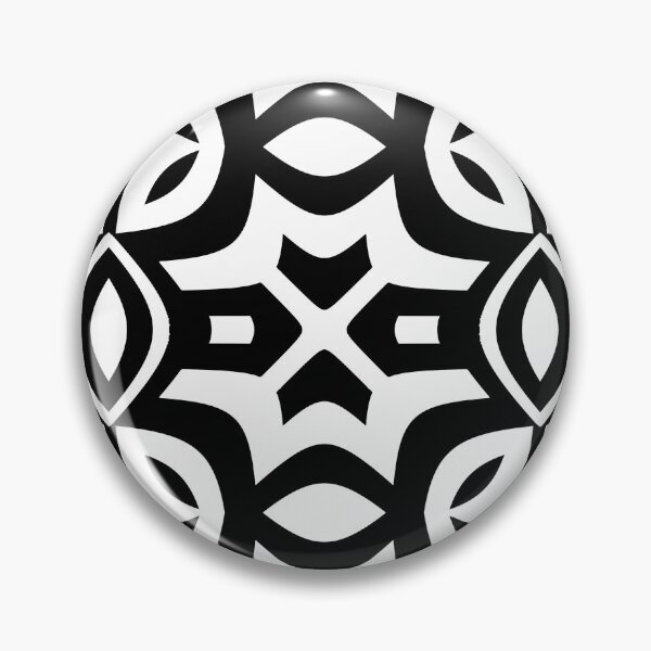 Item preview, WHITE OVER BLACK ABSTRACT SYMETRIC TRIBAL ASTRAL FACE ART  designed and sold by Ralek.