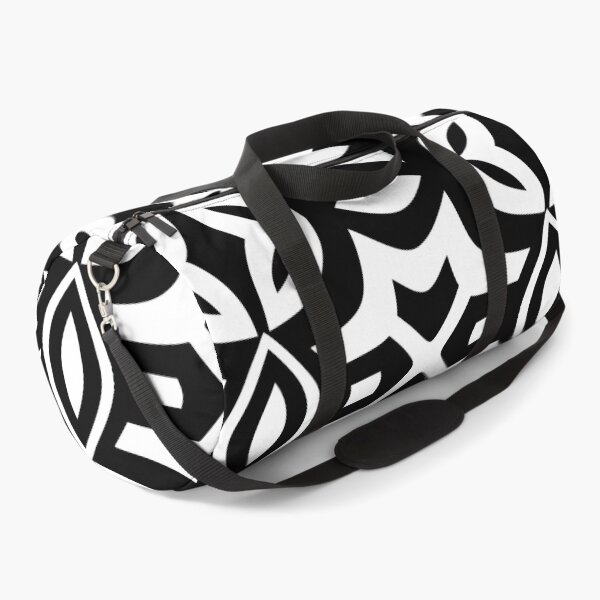 Item preview, WHITE OVER BLACK ABSTRACT SYMETRIC TRIBAL ASTRAL FACE ART  designed and sold by Ralek.