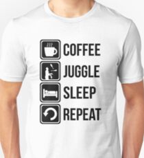 Coffee Juggle Sleep Repeat Unisex T-Shirt