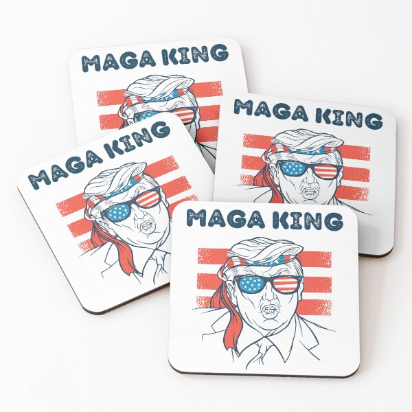 Item preview, MAGA King ULTRA MAGA American Flag designed and sold by wrinkledhippie.