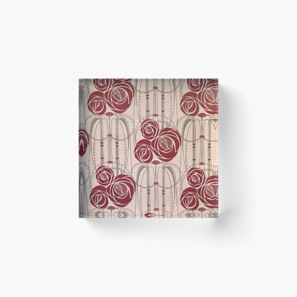 Item preview, Charles Rennie Mackintosh roses,Mackintosh abstract rose designed and sold by Olivia-One.