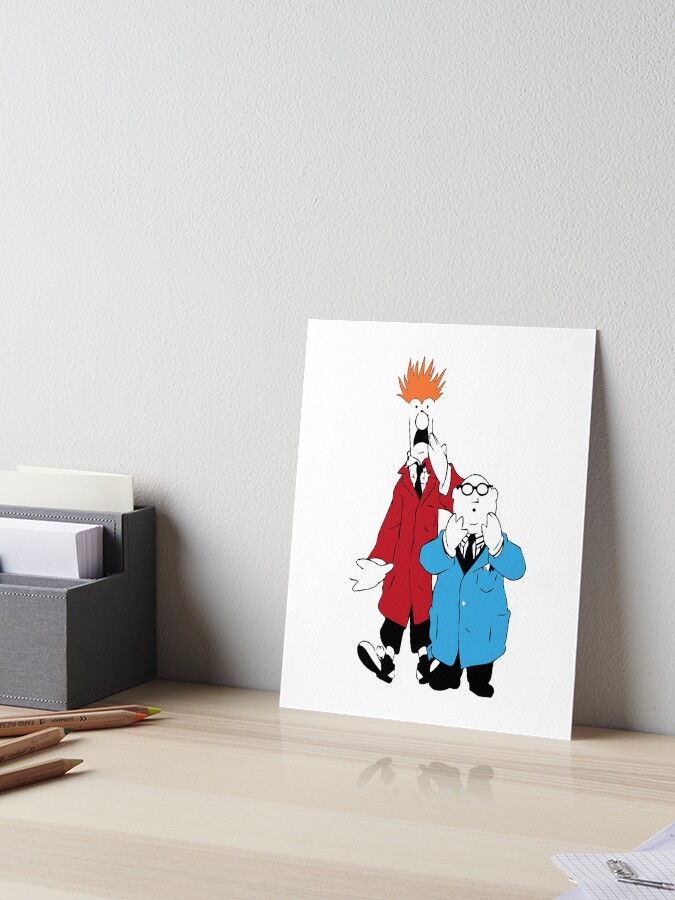 Meep Muppet Beaker | Art Board Print