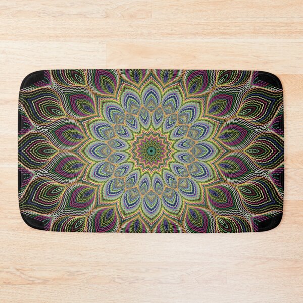 Aperçu de l'œuvre Mandala Kaléidoscope Couleur Prisme Conscient Illusion créée et vendue par stuartsemporium.