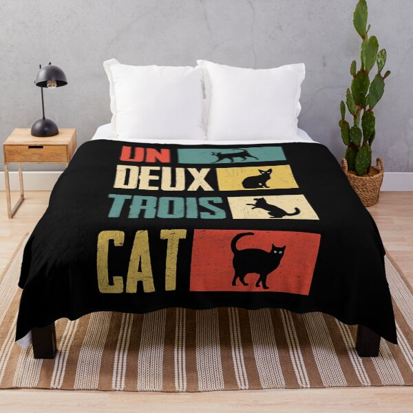 Item preview, Un Deux Trois Cat Funny Vintage Cat Lover designed and sold by HardiKel.