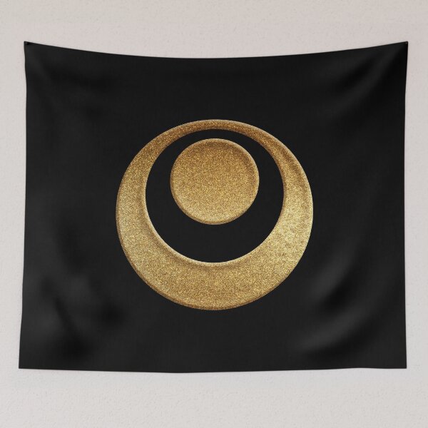 Item preview, Okinawa Prefecture Symbol in Gold Faux designed and sold by Takeda-art.