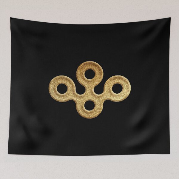 Item preview, Osaka Prefecture Symbol in Gold Faux designed and sold by Takeda-art.