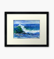 High Surf Framed Print