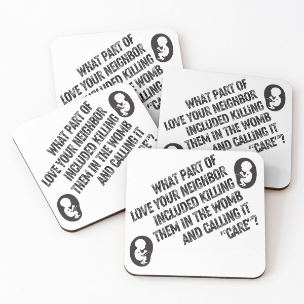 Item preview, Abortion "Care" Unborn Neighbor designed and sold by NonPCTruths.