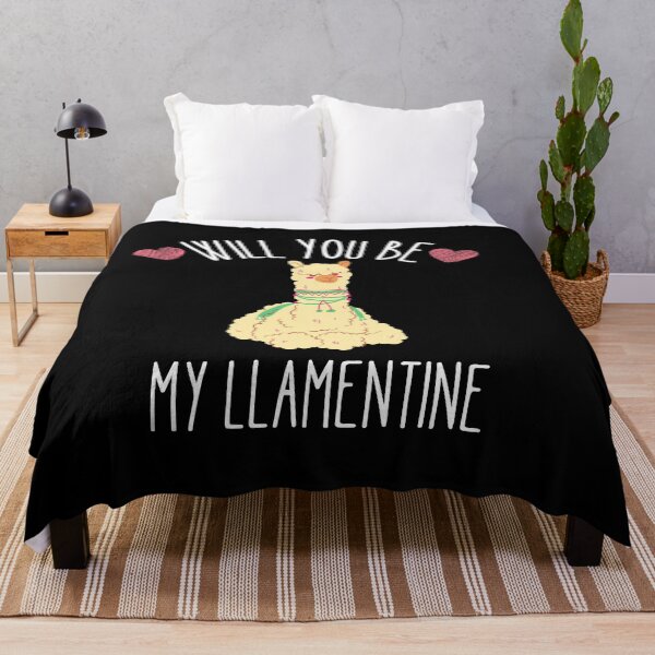 Item preview, Will you be my Llamentine designed and sold by Thetruemo.