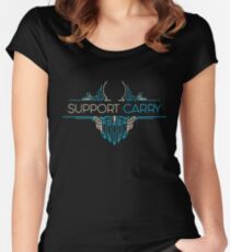 Support Carry - League of Legends LOL Penta Women's Fitted Scoop T-Shirt