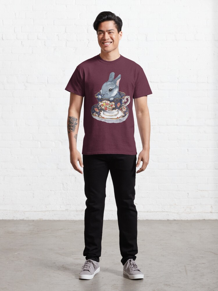 Vista alternativa de Camiseta clásica Conejito de la herencia