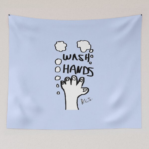 Item preview, Wash your hands  designed and sold by ArtistRebeccaLS.