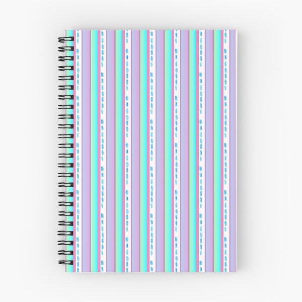 Item preview, Blue and lilac stripes pattern designed and sold by lausn.
