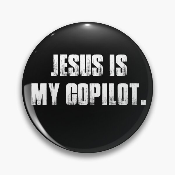 Item preview, Vintage Jesus is My Co pilot White Bold Typography designed and sold by garniturex.
