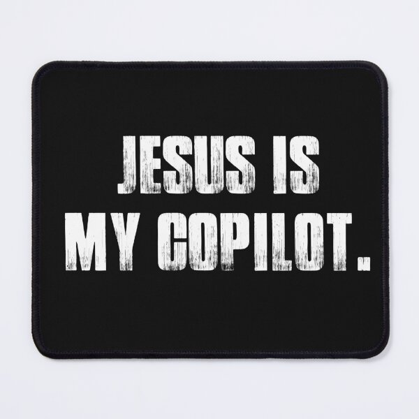 Item preview, Vintage Jesus is My Co pilot White Bold Typography designed and sold by garniturex.