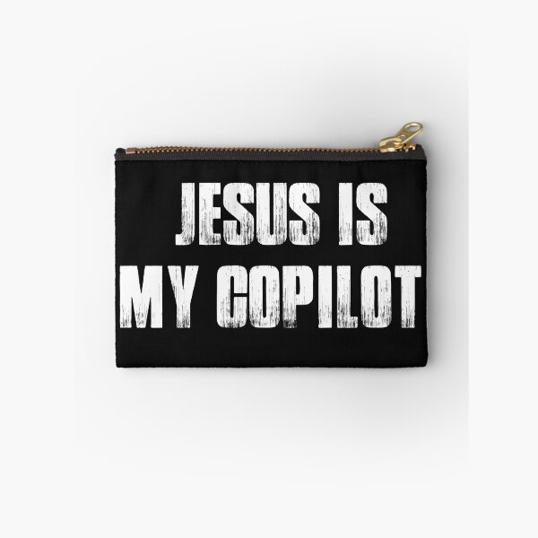Item preview, Vintage Jesus is My Co pilot White Bold Typography designed and sold by garniturex.