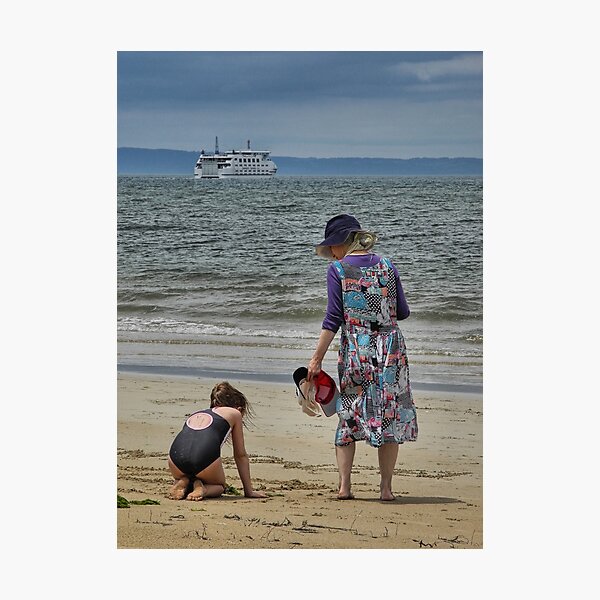 Aperçu de l'œuvre View from Queenscliff  beach on Ferry leaving for Sorrento créée et vendue par observer11.