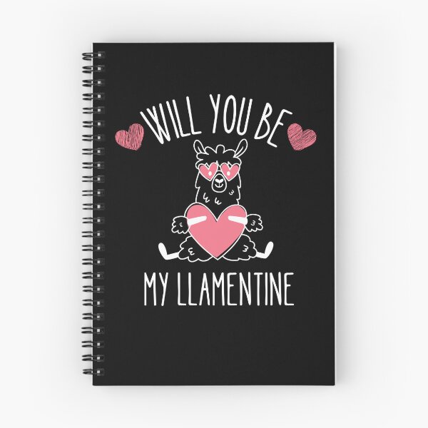 Item preview, Will you be my Llamentine designed and sold by Thetruemo.