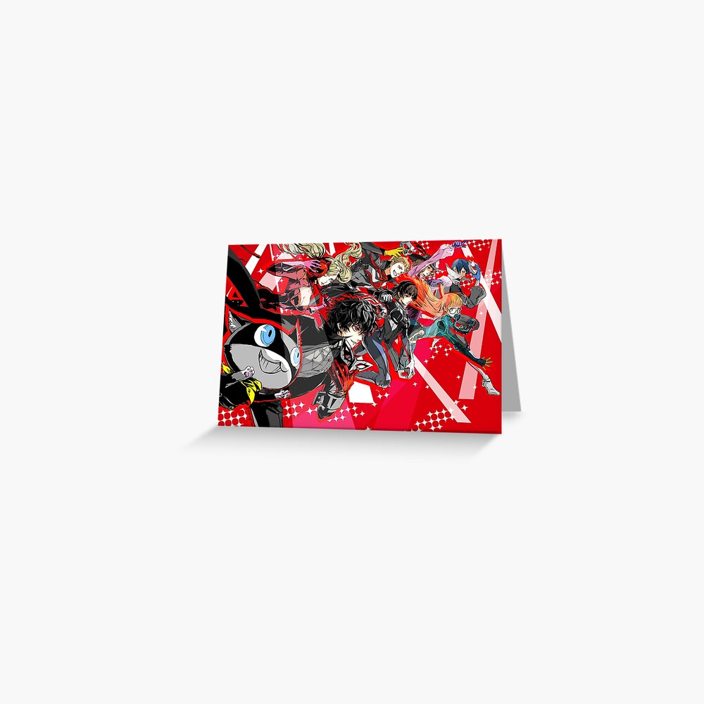 Persona 5 Joker Card Greeting Card by KOSCs