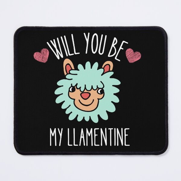 Item preview, Will you be my Llamentine designed and sold by Thetruemo.