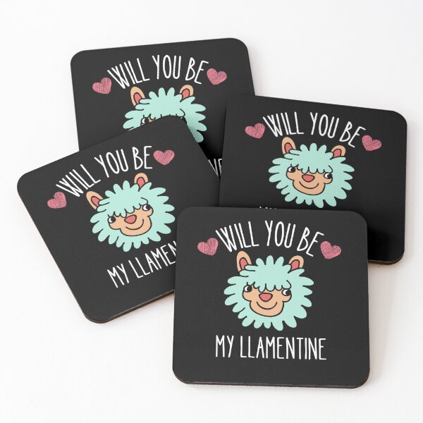 Item preview, Will you be my Llamentine designed and sold by Thetruemo.