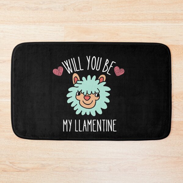 Item preview, Will you be my Llamentine designed and sold by Thetruemo.