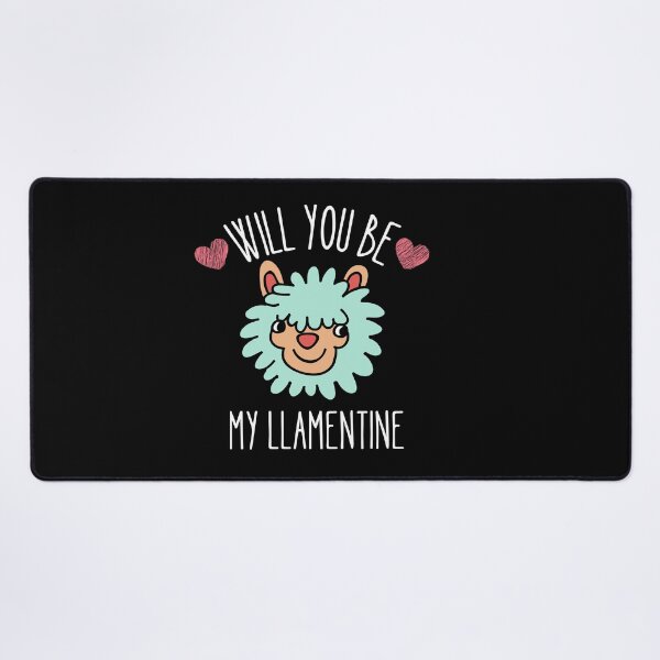 Item preview, Will you be my Llamentine designed and sold by Thetruemo.