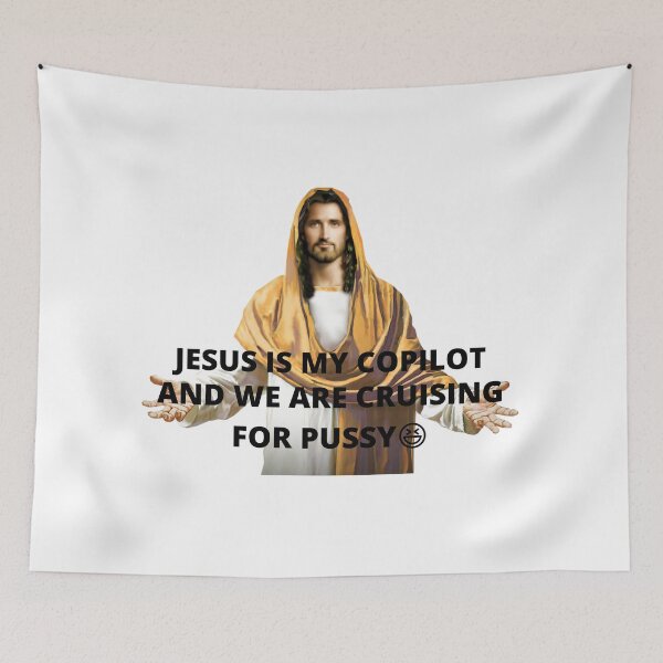 Item preview, JESUS IS MY COPILOT designed and sold by madraso.