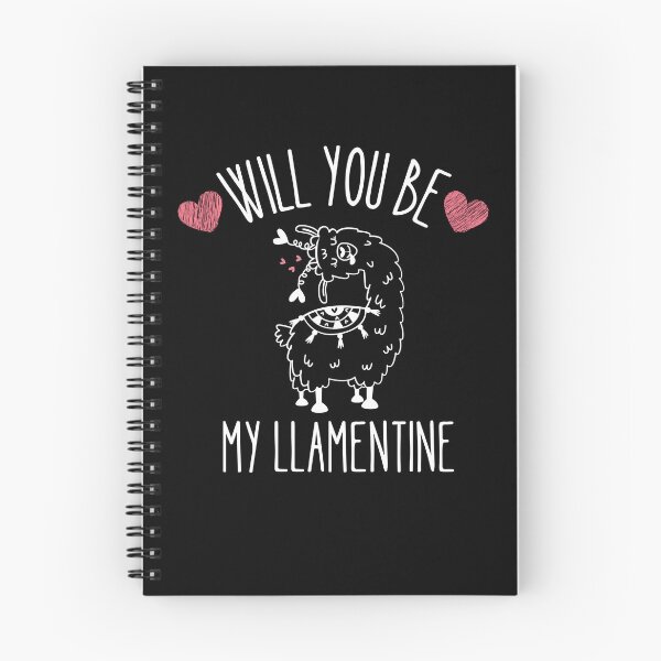 Item preview, Will you be my Llamentine designed and sold by Thetruemo.