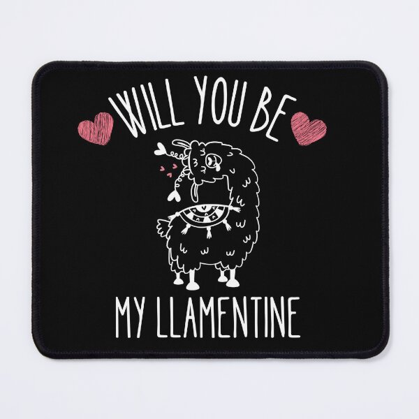 Item preview, Will you be my Llamentine designed and sold by Thetruemo.