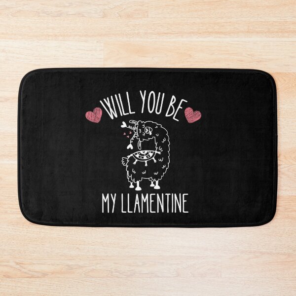 Item preview, Will you be my Llamentine designed and sold by Thetruemo.