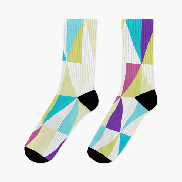 Item preview, Geo Abstract Purple & Green designed and sold by Blue-Banana.
