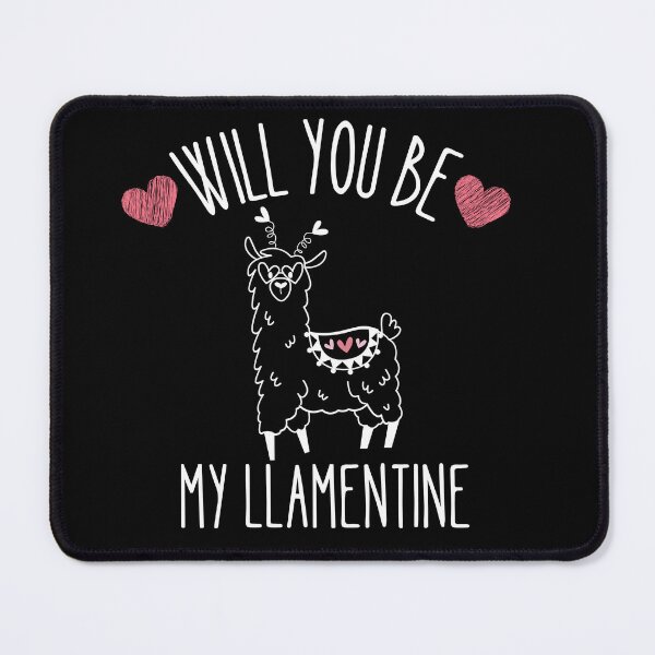 Item preview, Will you be my Llamentine designed and sold by Thetruemo.