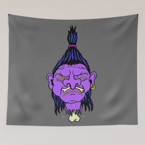 Item preview, SHRUNKEN PURPLE HEAD - Art By Kev G designed and sold by ArtByKevG.