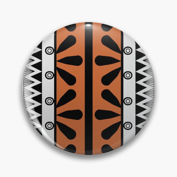Item preview, Tribal Ethnic Pattern - pattern in orange and black designed and sold by velisani.