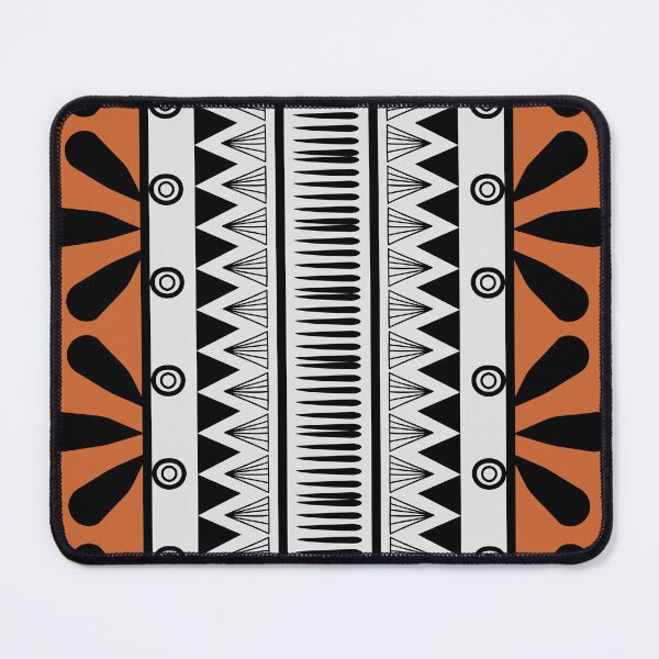Item preview, Tribal Ethnic Pattern - pattern in orange and black designed and sold by velisani.