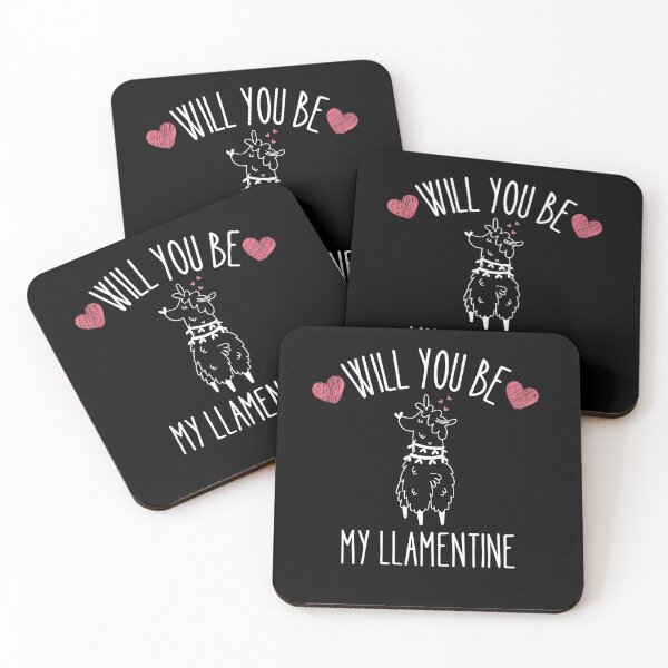 Item preview, Will you be my Llamentine designed and sold by Thetruemo.