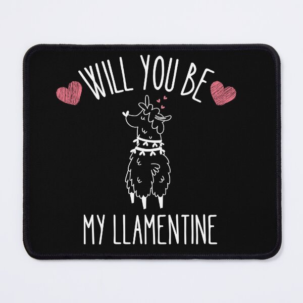 Item preview, Will you be my Llamentine designed and sold by Thetruemo.