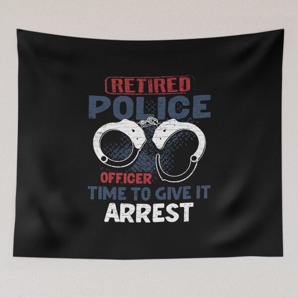 Item preview, Retired Police Officer Law Enforcement designed and sold by Shirtcaesar.
