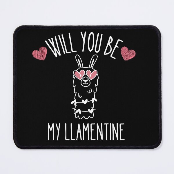 Item preview, Will you be my Llamentine designed and sold by Thetruemo.